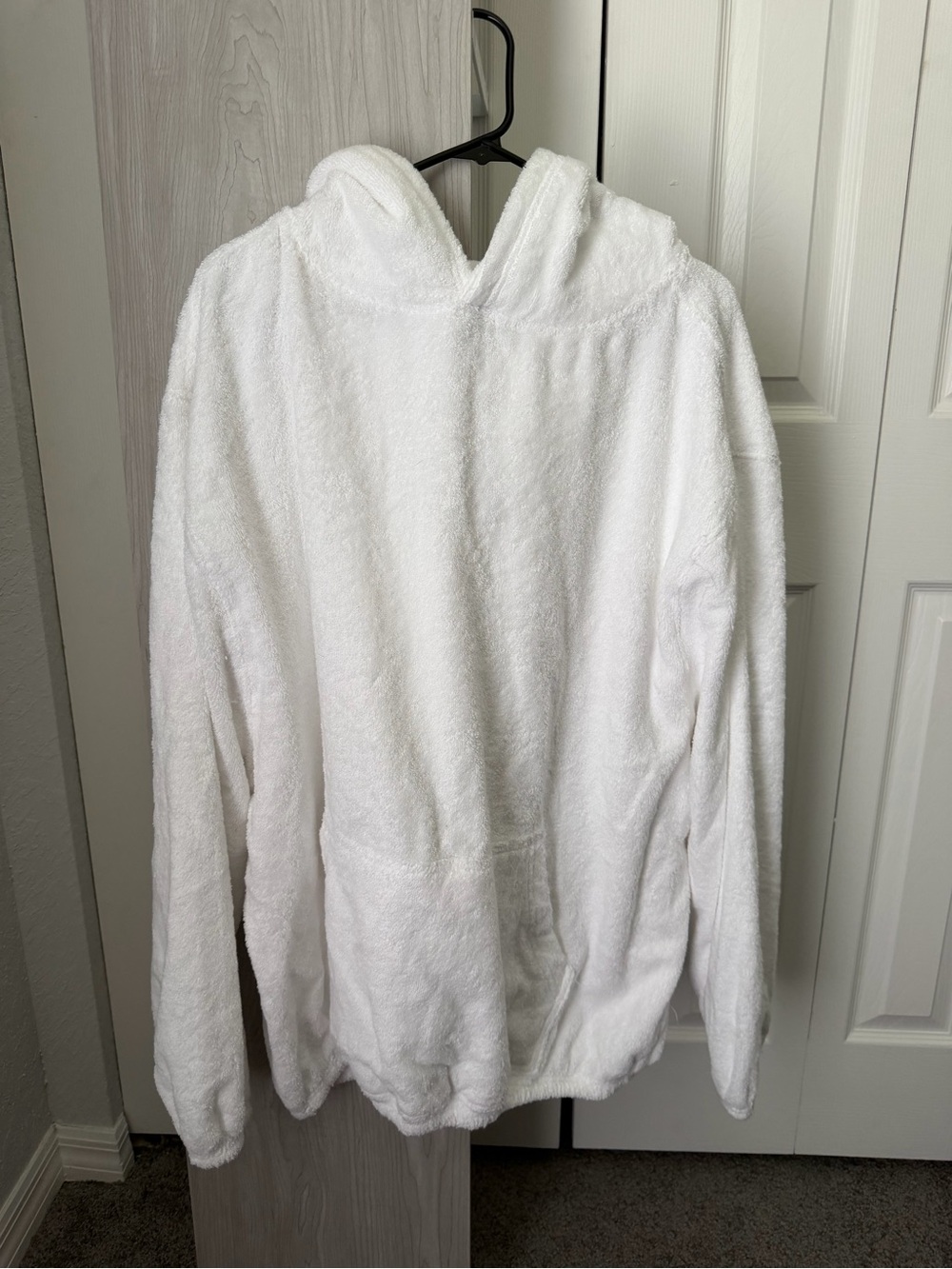 SKIMS Terry Cover-Ups Hoodie - Snow, L